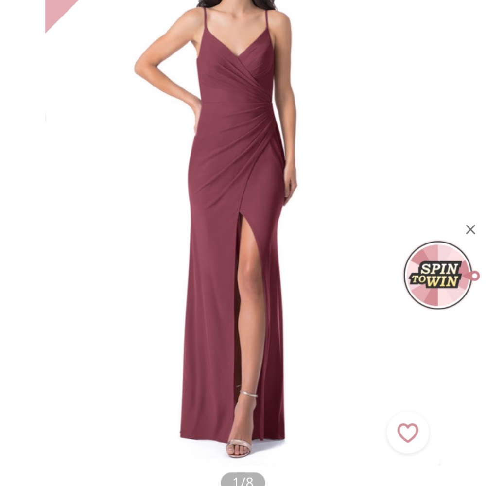 Azazie Bridesmaid Dress Size A12 in Mulberry